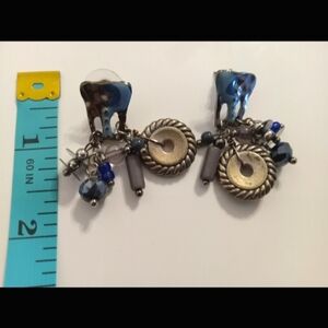3pr. ARTDECO VINTAGE EARRINGS - Mixed-Media